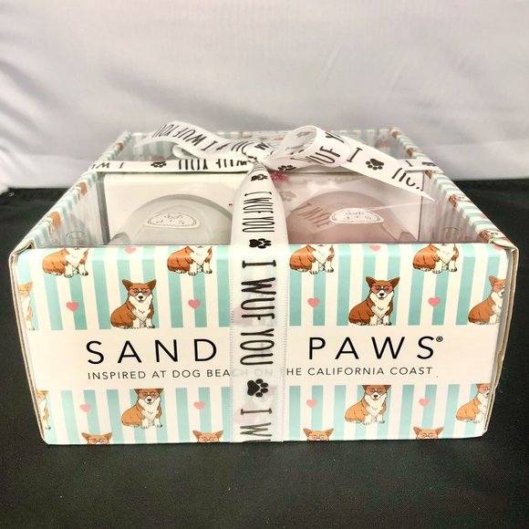 Sand + Paws 4 Candle Gift Set Corgi Love - Picture 4 of 6